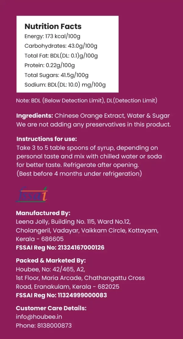 Mandarin Orange Syrup - Image 3