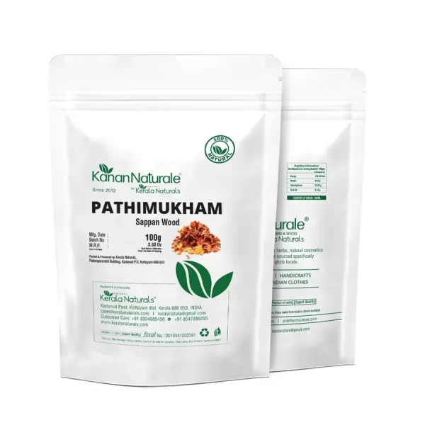 Kerala Naturals Pathimukham/Sappan Wood 100gm - Image 2