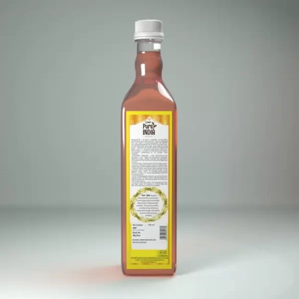 Pure India Mustard Oil 500ml - Image 2