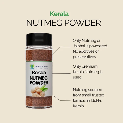 Vedic Flavors Nutmeg Powder 60g