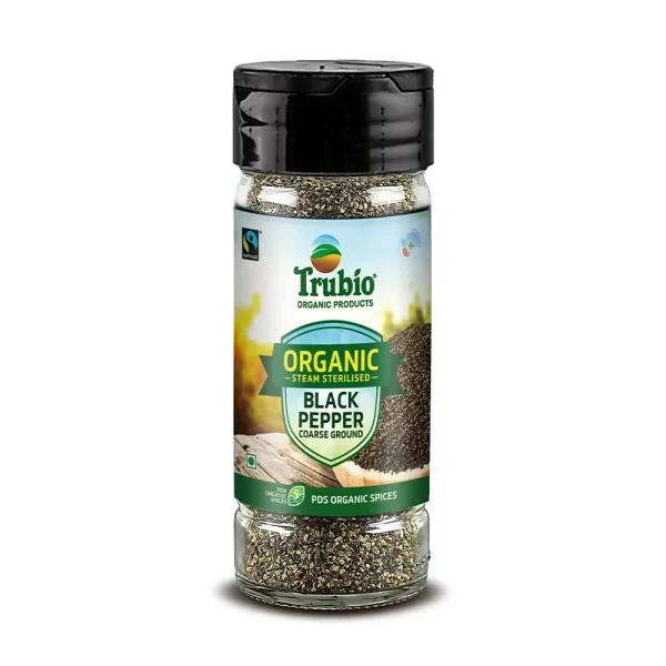 Trubio Organic Black Pepper Coarse