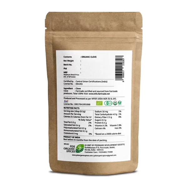 Trubio Organic Clove Whole 60g - Image 2