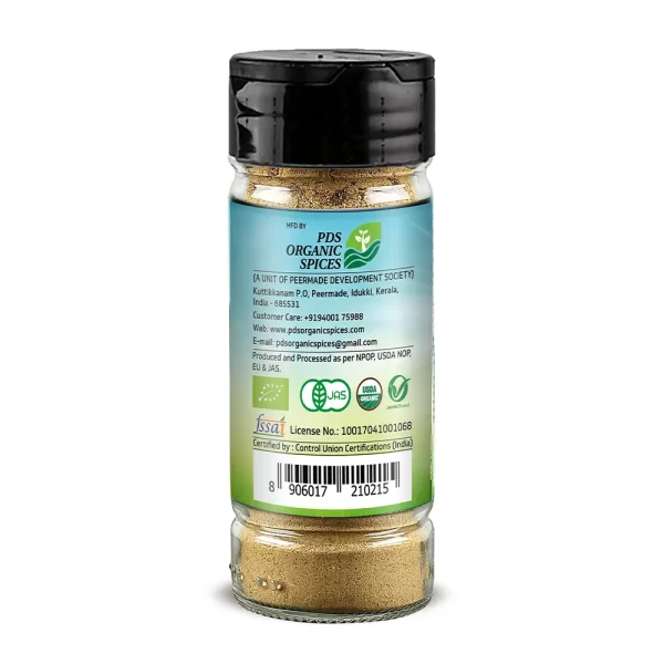 Trubio Organic Ginger Powder in Flip Open Bottle - Image 2
