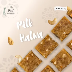 Homemade Milk Halwa