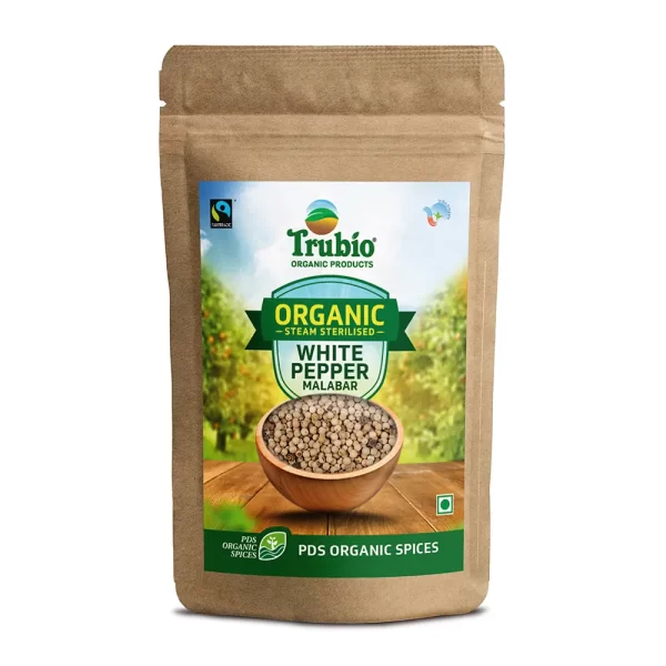 Trubio Organic White Pepper Whole