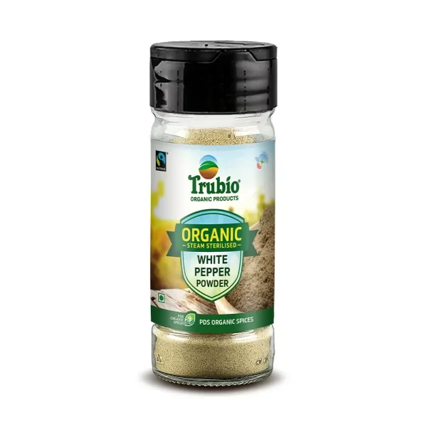Trubio Organic White Pepper Powder