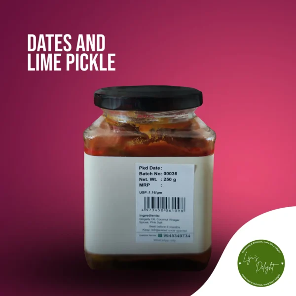 Homemade Dates & Lime Pickle - Image 2