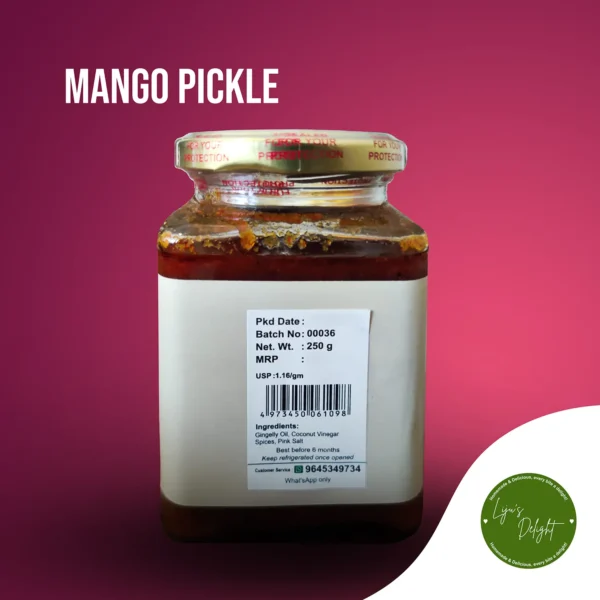 Homemade Mango Pickle 250g - Image 2