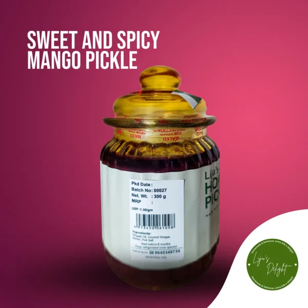 Homemade Sweet & Spicy Mango Pickle - Image 2