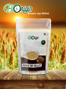 Biorigin 100% Natural Brown Top Millet in Pouch 500gms