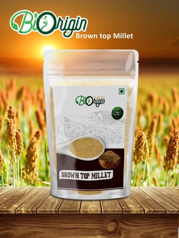 Biorigin 100% Natural Brown Top Millet in Pouch 500gms