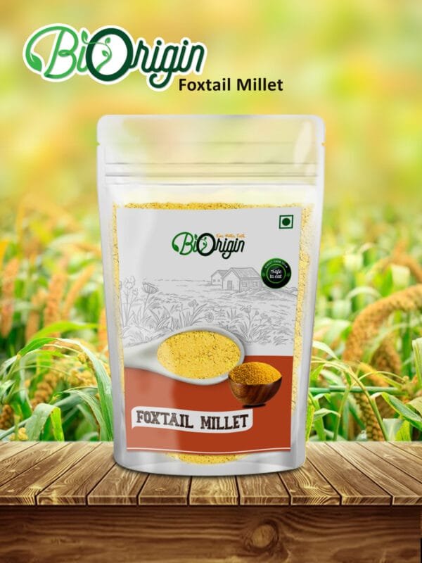 Biorigin 100% Natural Foxtail Millet in Pouch 500gms